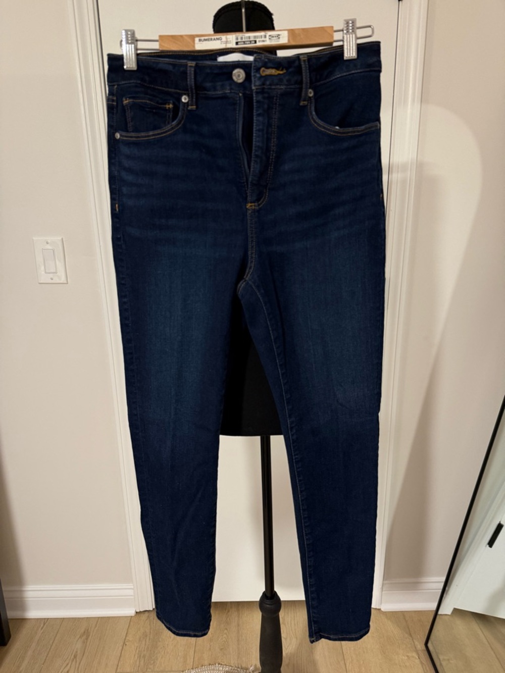 LOFT Dark Blue Skinny Jeans